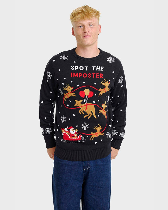 Imposter Christmas Sweater for Men - Festive and Warm Style
