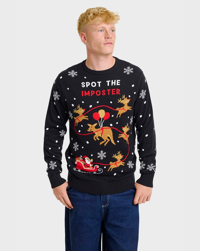 Imposter Christmas Sweater for Men - Festive and Warm Style