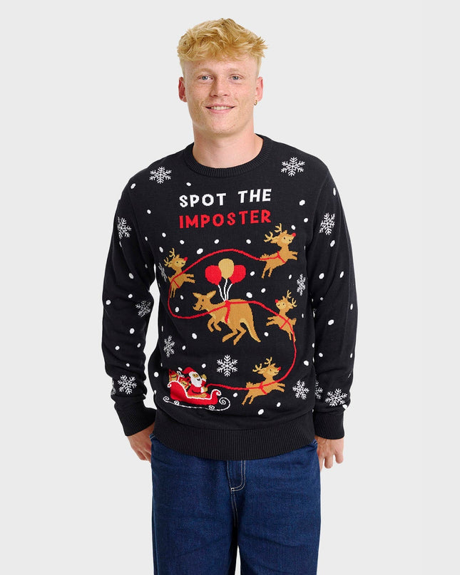 Imposter Christmas Sweater for Men - Festive and Warm Style