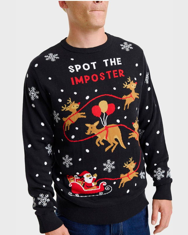 Imposter Christmas Sweater for Men - Festive and Warm Style