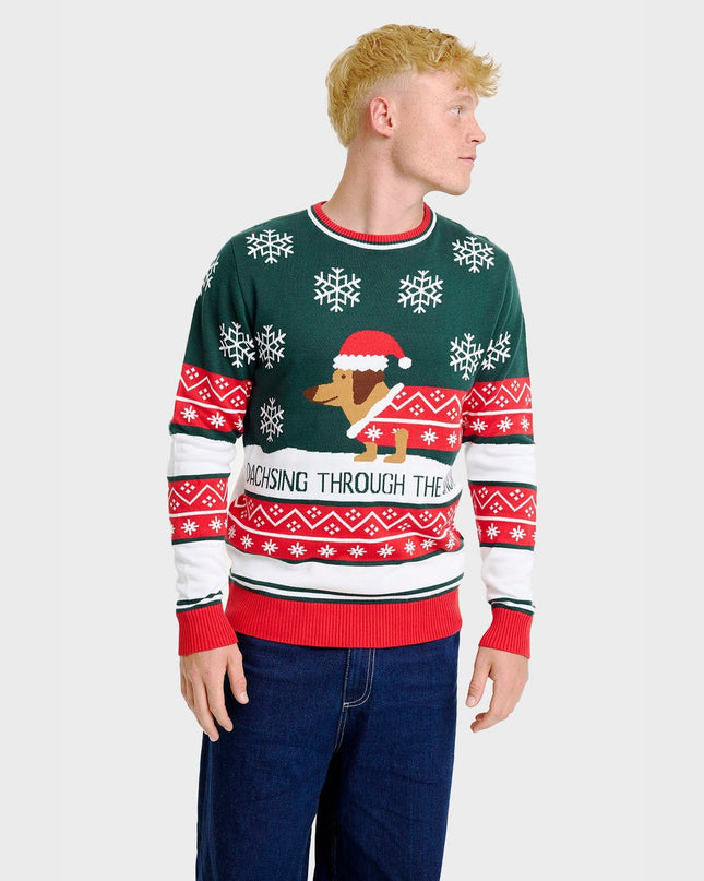 Dashing Around Christmas Sweater for Men