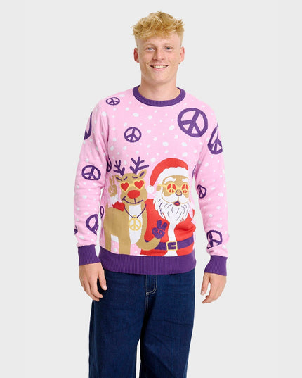 Men's Hippie Christmas Sweater