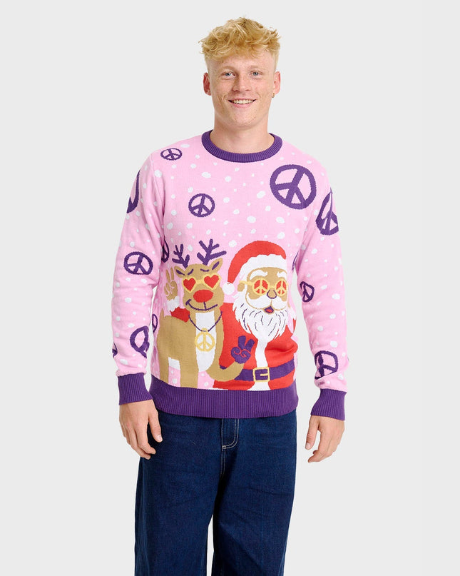 Men's Hippie Christmas Sweater