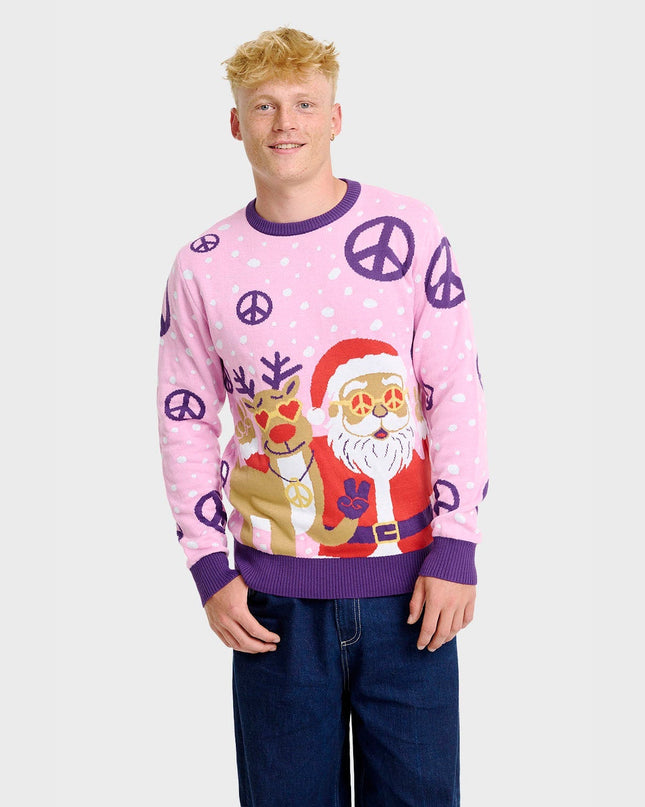 Men's Hippie Christmas Sweater