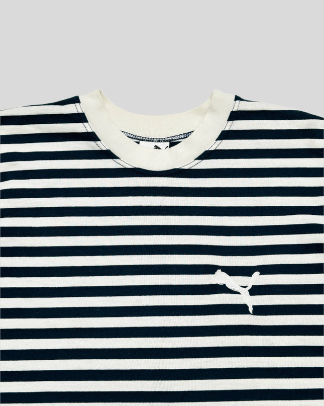 Vintage Puma Striped Tee for Men and Women