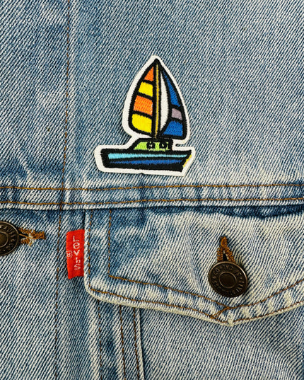 Sailboat Iron-On Patch