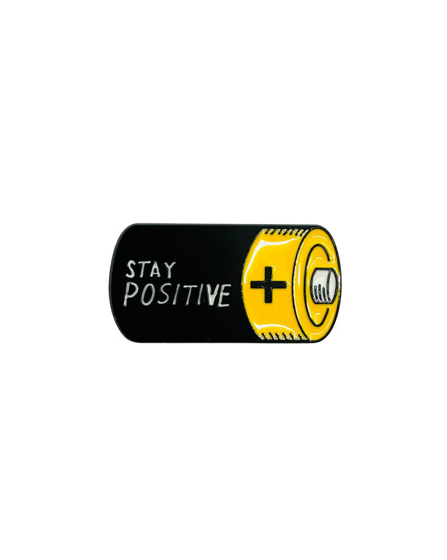 Stay Positive Pin for Family Christmas Fun