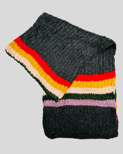 Knitted Grey Scarf Accessories for All