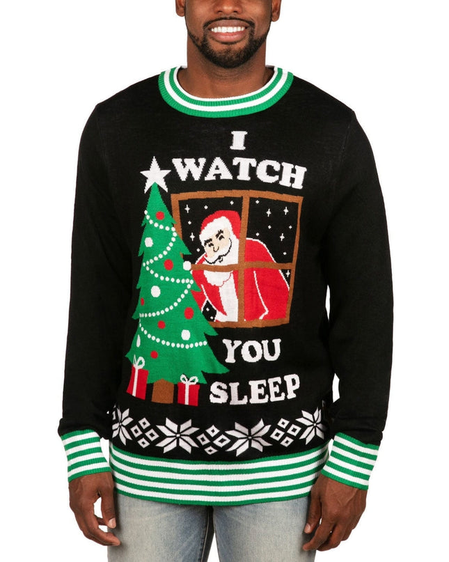 Men's I Watch You Sleep Ugly Christmas Sweater