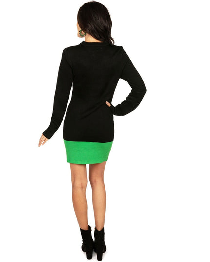 Women's Christmas Tree Sweater Dress