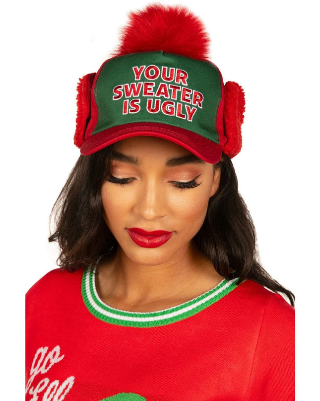 Ugly Christmas Sweater Hat