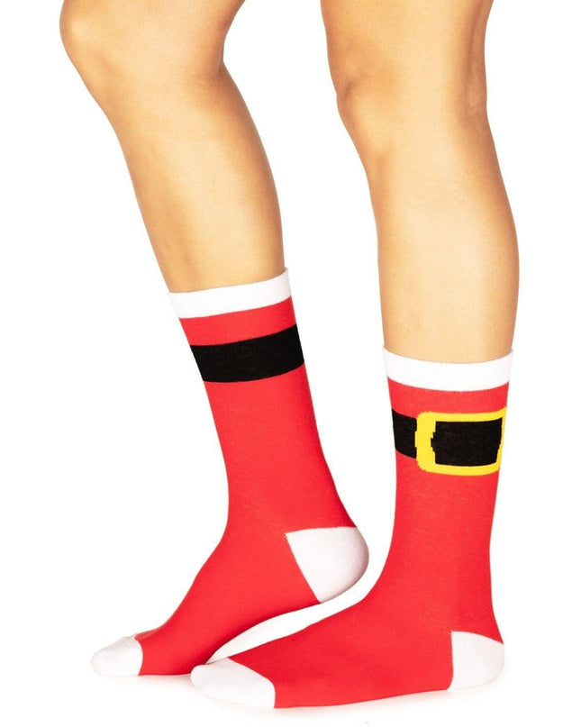 Women's Santa Claus Socks (Fits Sizes 6-11W)