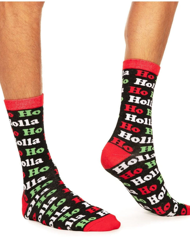 Men's Ho Ho Holla Socks (Fits Sizes 8-11M)