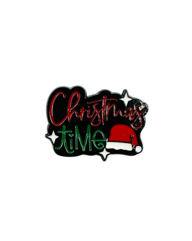 Christmas Time Brooch | Holiday Christmas Accessory