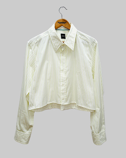 Vintage Reworked Shirt - Striped Crop II