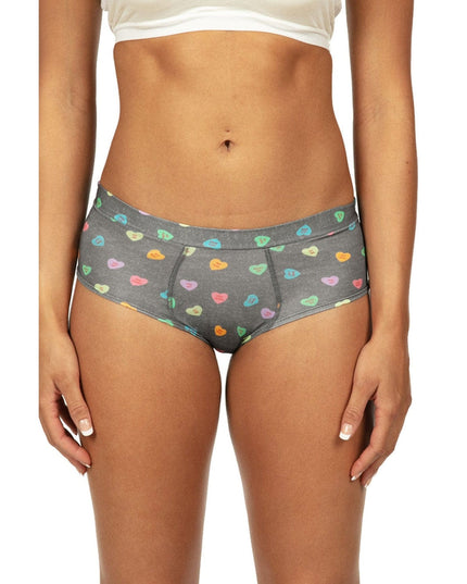 Women's Candy Hearts Underwear & Socks Gift Set
