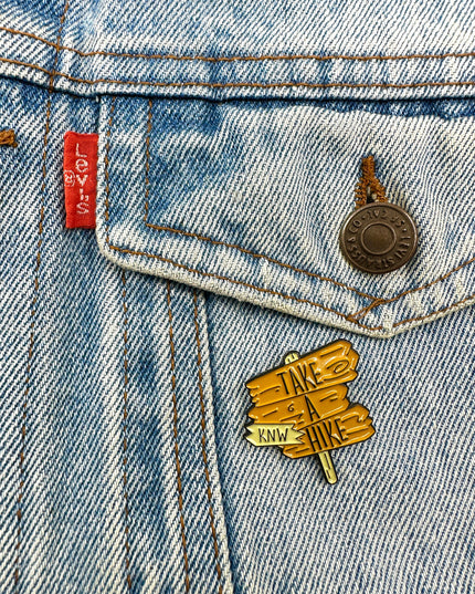 Take a Hike Pin Badge | Tags: Accessories