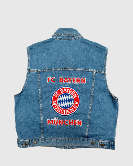 Vintage FC Bayern München Denim Vest