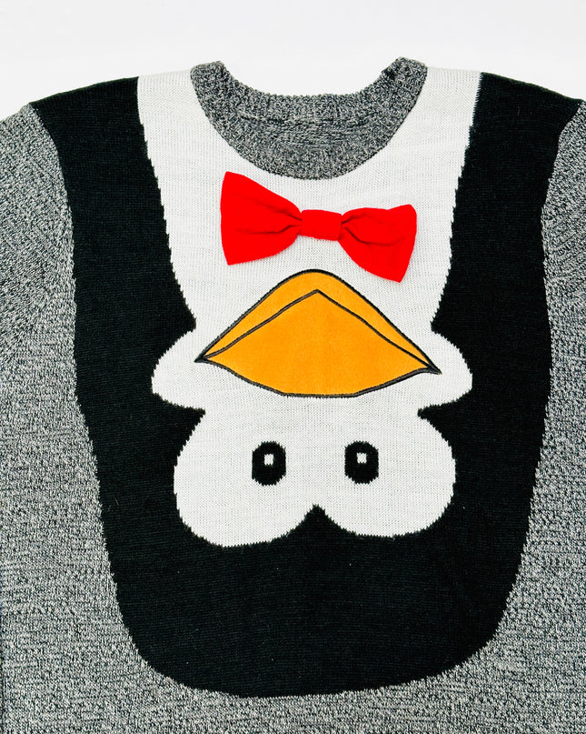 Vintage Christmas Sweater - Tuxedo Penguin II Accessories