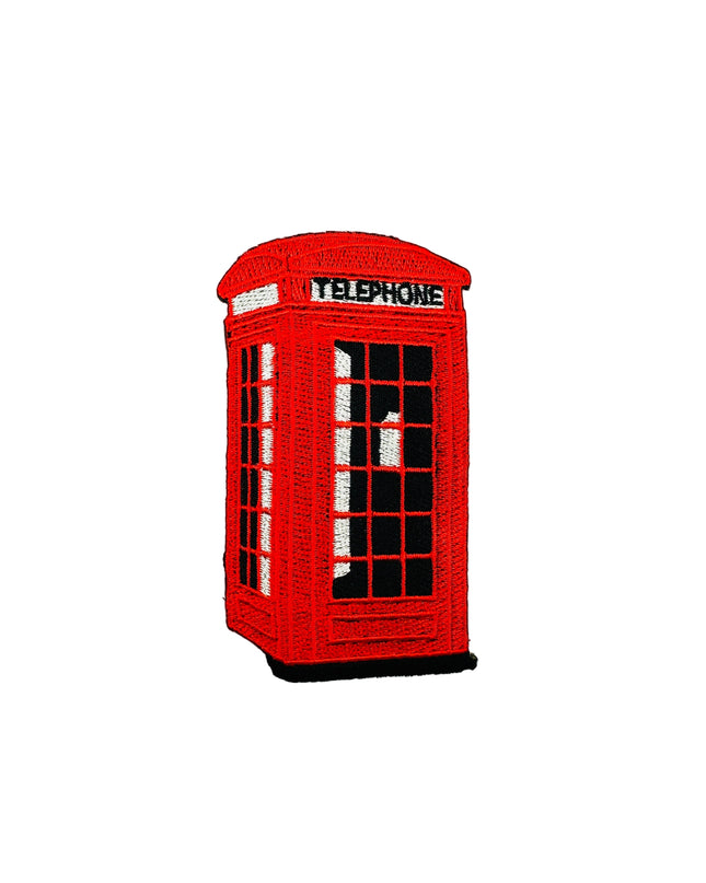 Telephone Booth Iron-On Patch