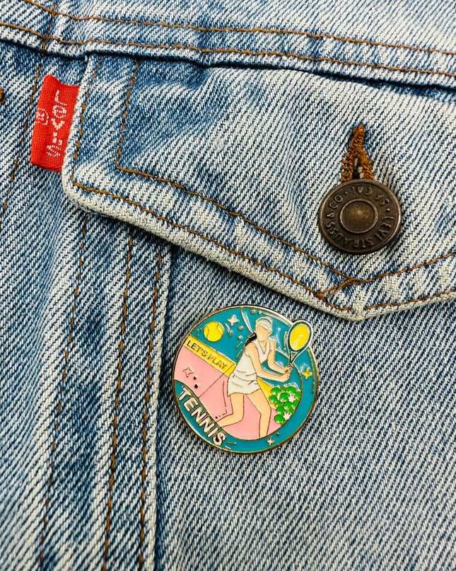 Tennis Pin for Family Christmas Fun