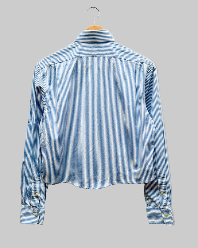 Vintage Reworked Shirt - Striped Crop III