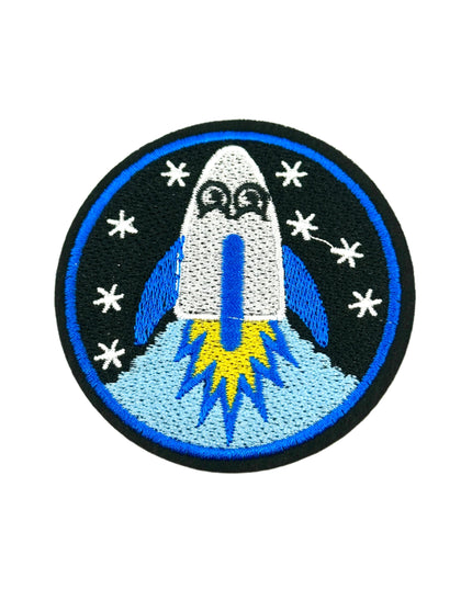 Rocket Launch Iron-On Patch