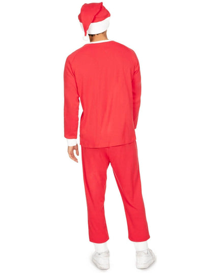 Men's Santa Claus Crew Neck Pajama Set