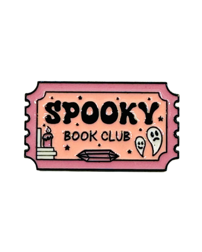Spooky Book Club Pin - Ideal for Halloween Collectors
