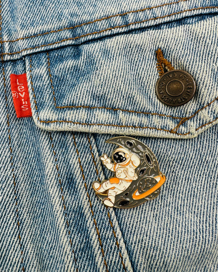 Astronaut III Pin | Family Christmas Pajamas & Accessories