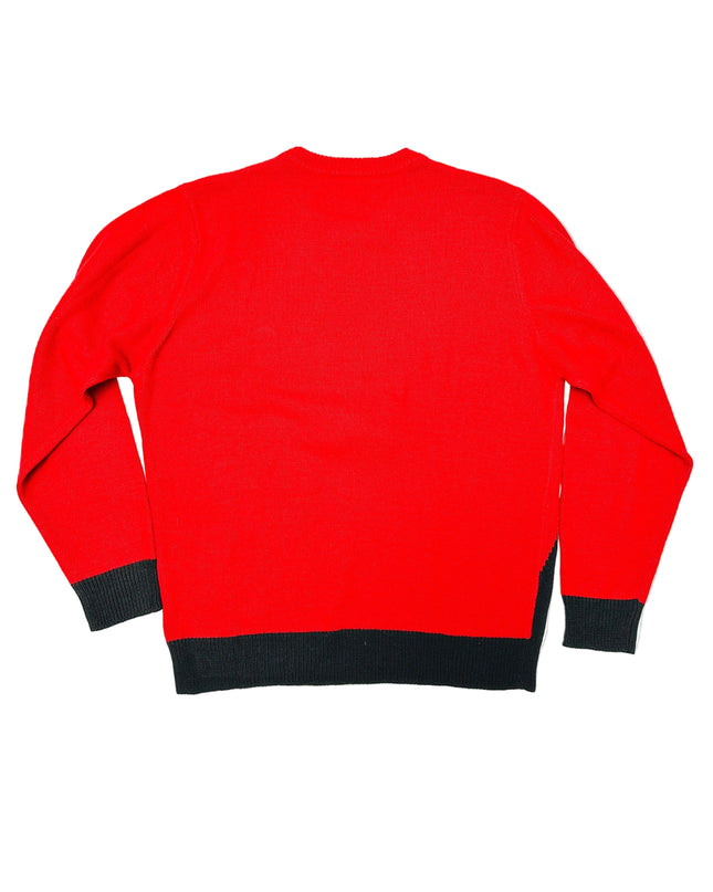 Vintage Christmas Sweater - Bowtie Penguin Design