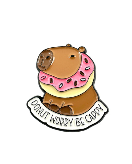 Capybara II Enamel Pin Badge