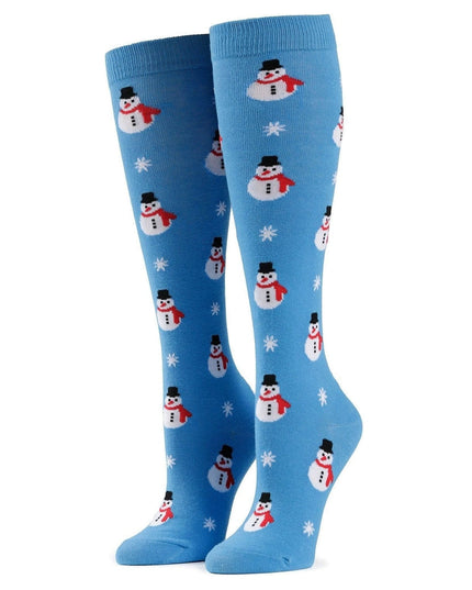 Women's Snowman Socks (Fits Sizes 6-11W)