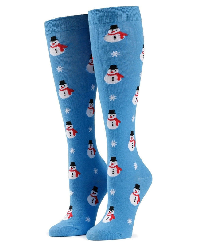Women's Snowman Socks (Fits Sizes 6-11W)