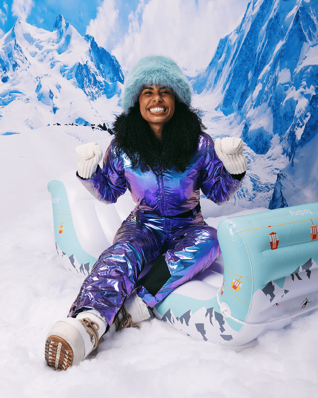 Women's Iridescent Iris Ski Suit