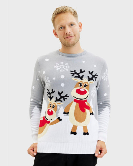 Cute Christmas Sweater for Men - Family-Friendly Design