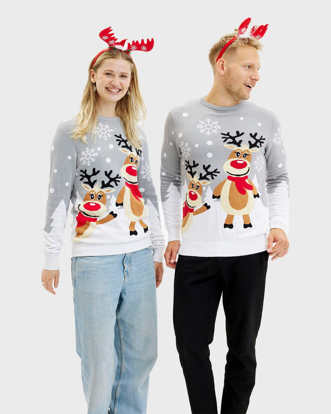 Cute Christmas Sweater for Men - Family-Friendly Design