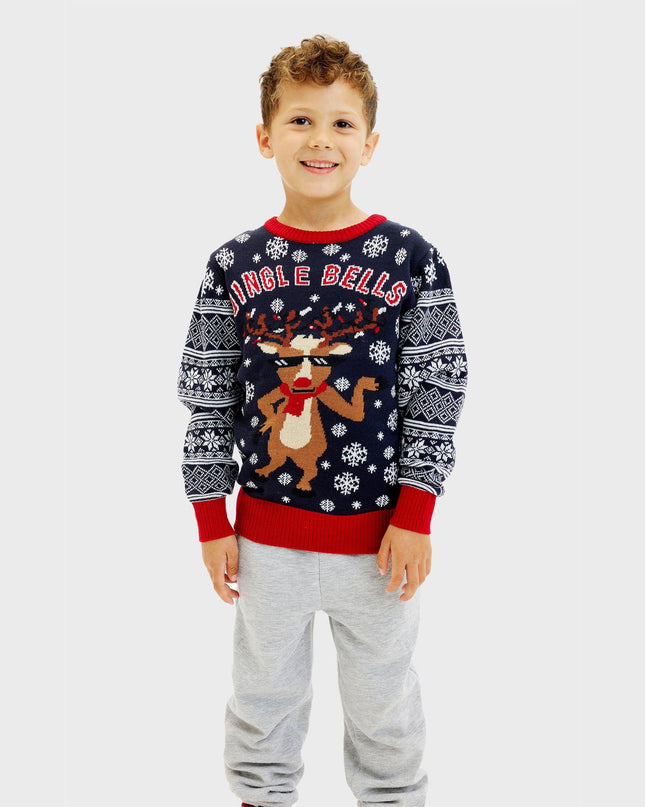 Jingle Bells Christmas Sweater for Kids