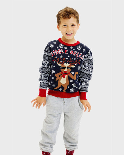 Jingle Bells Christmas Sweater for Kids