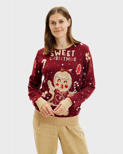 Cute Cookie Christmas Sweater for Women