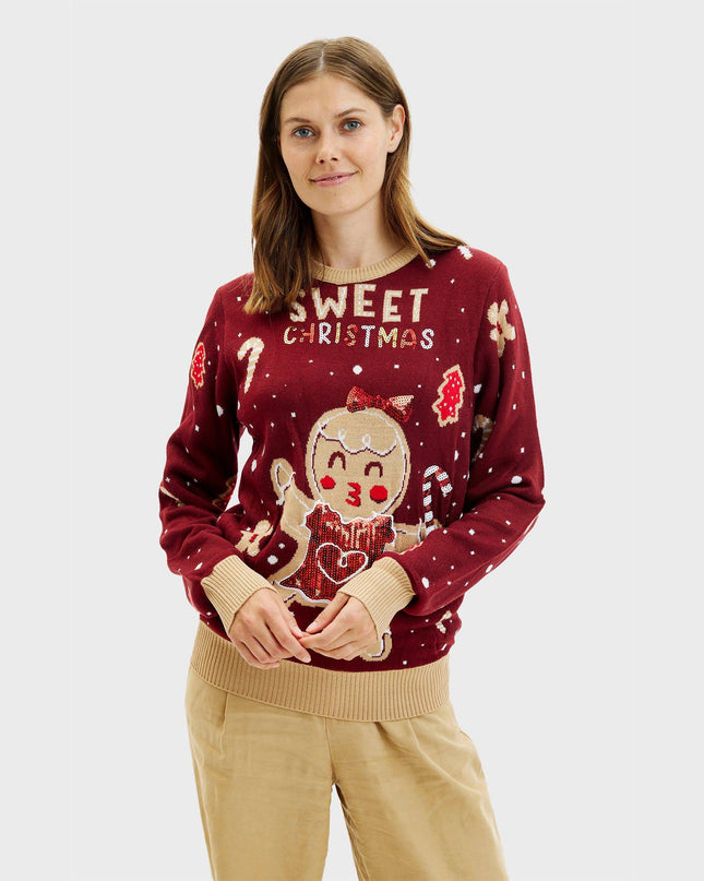 Cute Cookie Christmas Sweater for Women