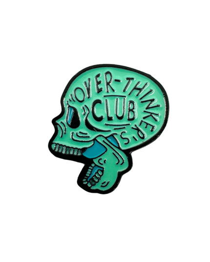 Over-Thinkers Club Pin Badge | Tags: Accessories