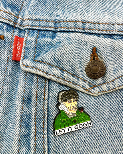 Let it Gogh Enamel Pin Badge