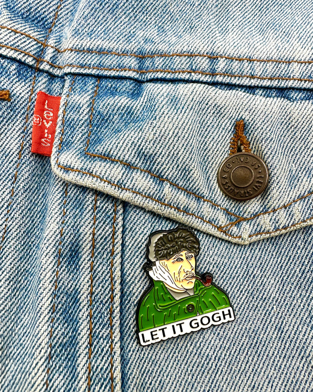Let it Gogh Enamel Pin Badge