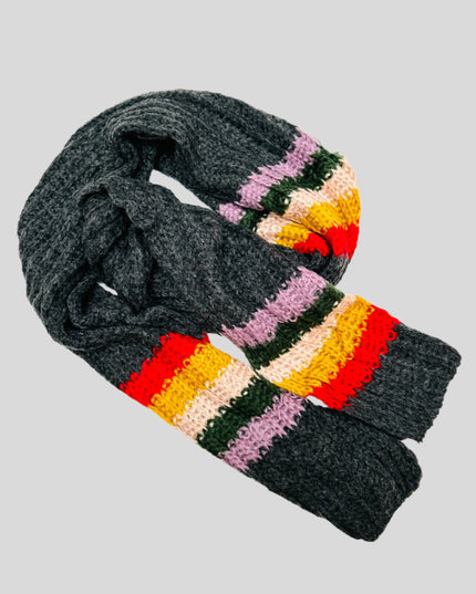 Knitted Grey Scarf Accessories for All