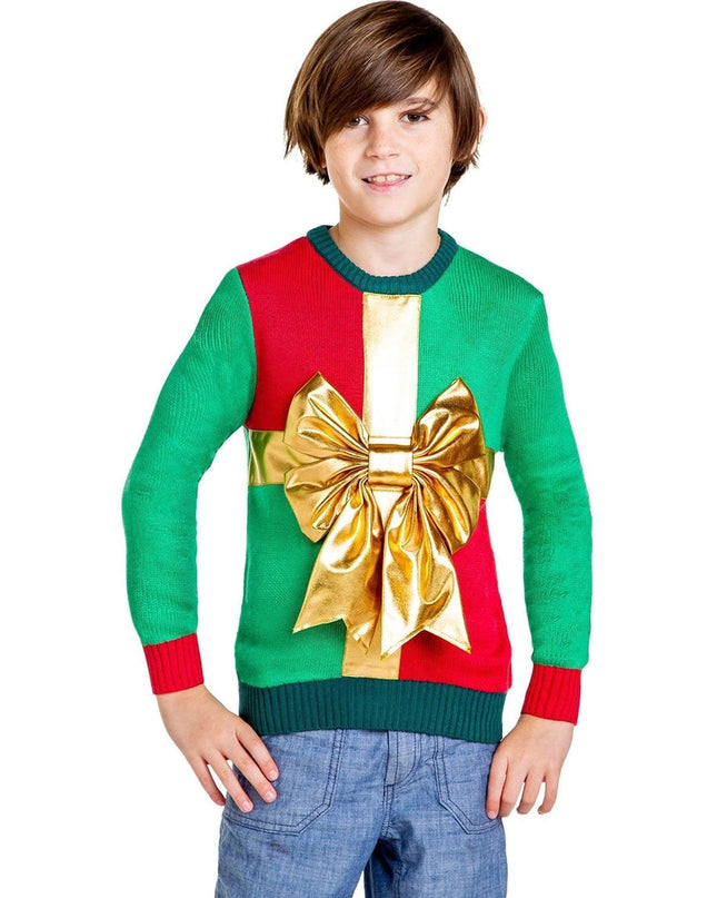 Boy's / Girl's Little Present Ugly Christmas Sweater