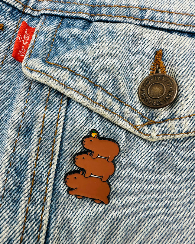 Capybara X Pin for Family Christmas Fun