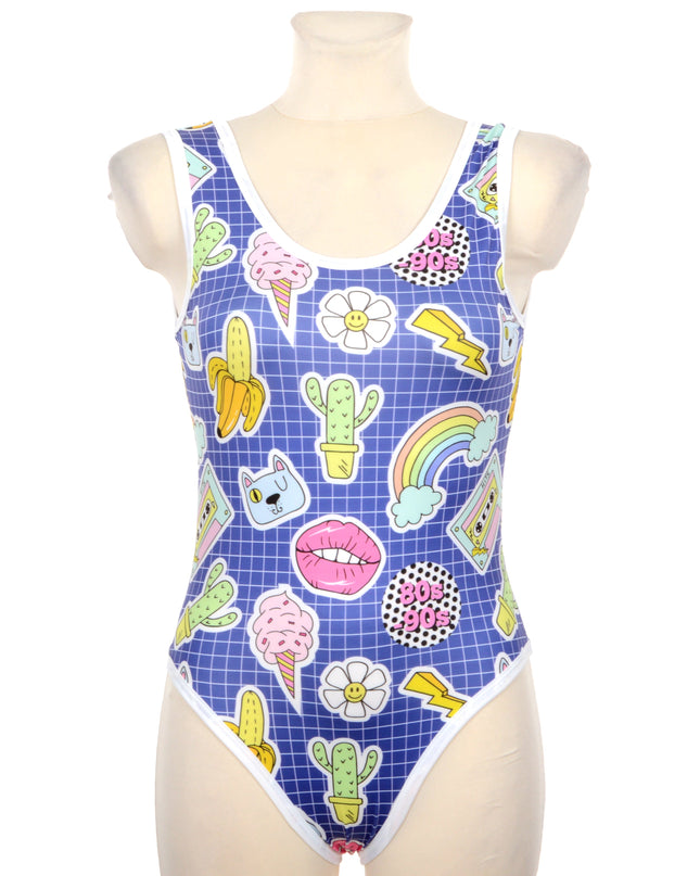 Trendy 80s Style Swim Dress for the Beach