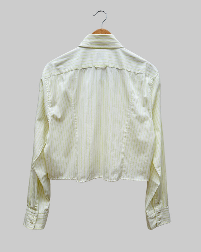 Vintage Reworked Shirt - Striped Crop II