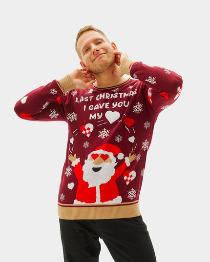 Christmas Sweater for Men "Last Christmas I Gave My Heart"